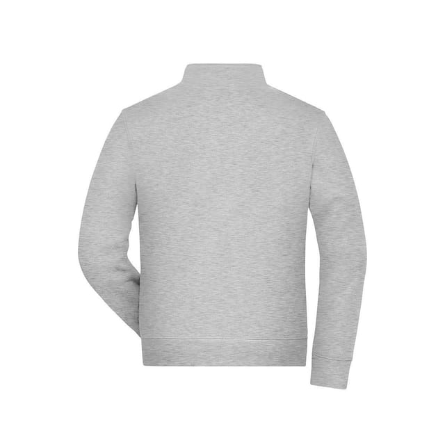James and Nicholson James and Nicholson Men's Solid Doubleface Work Jacket in Grey - 2