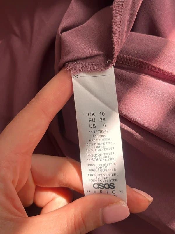 ASOS Design ASOS Bridesmaid ruched drape maxi dress with wrap waist