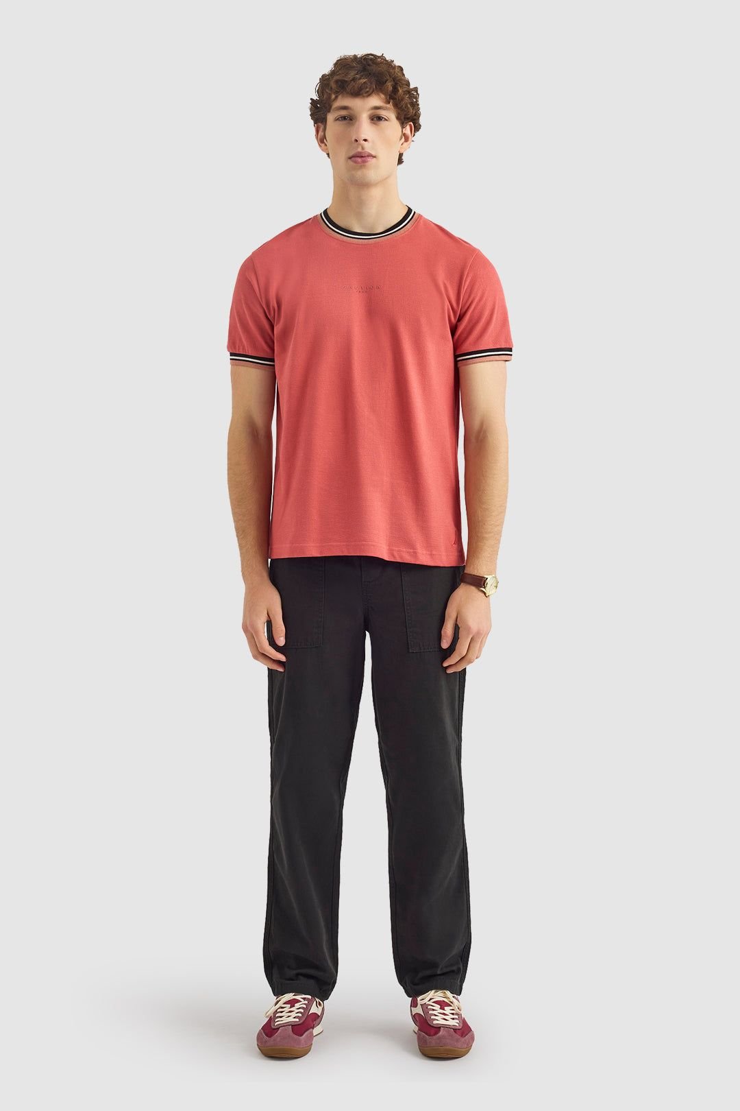 Nautica Nautica Men's Seaton T-Shirt in Red - 3