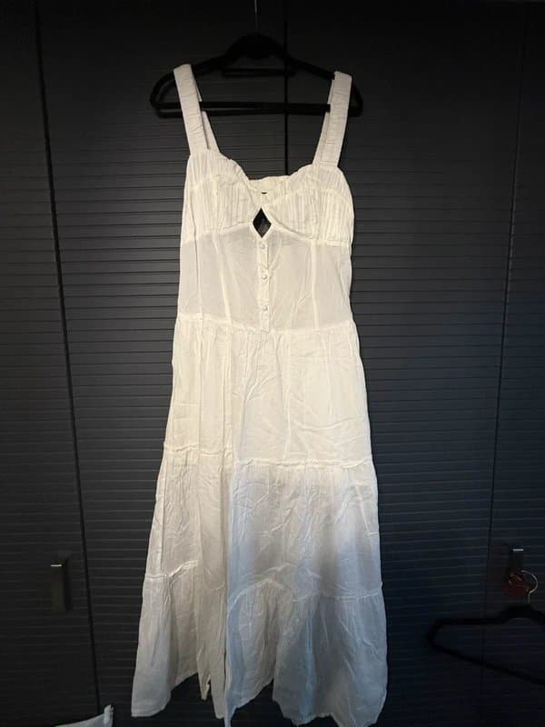 ASOS Ladies ASOS design white summer maxi dress size 14