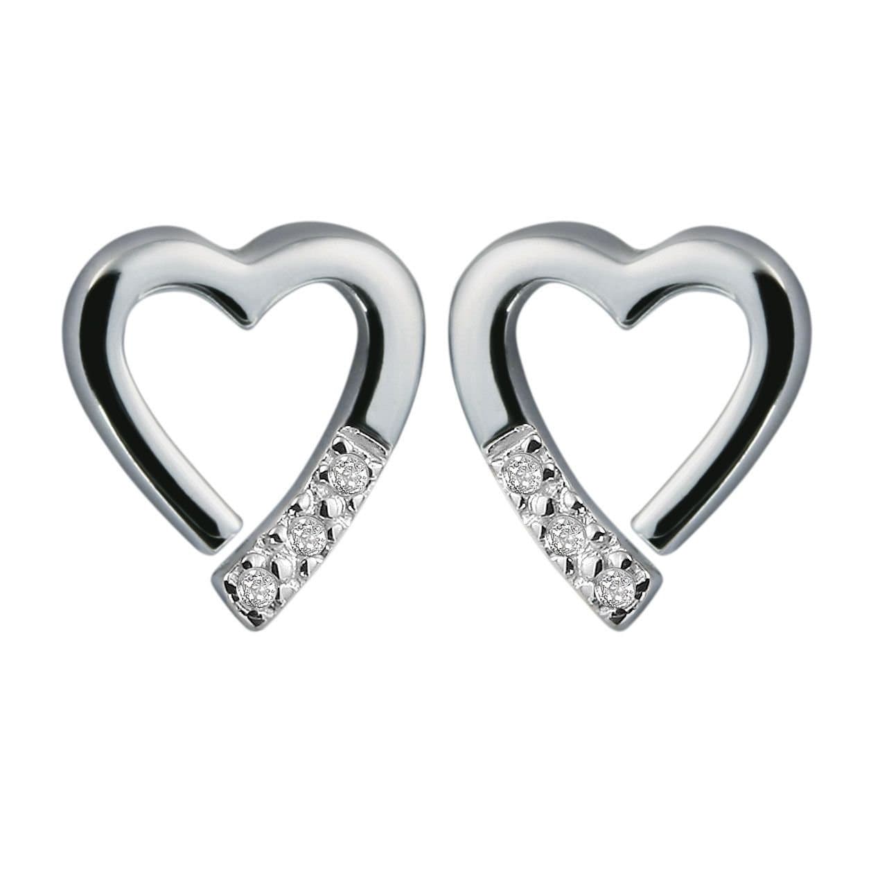 Hot Diamonds Hot Diamonds Women's Romantic Earrings in Silver