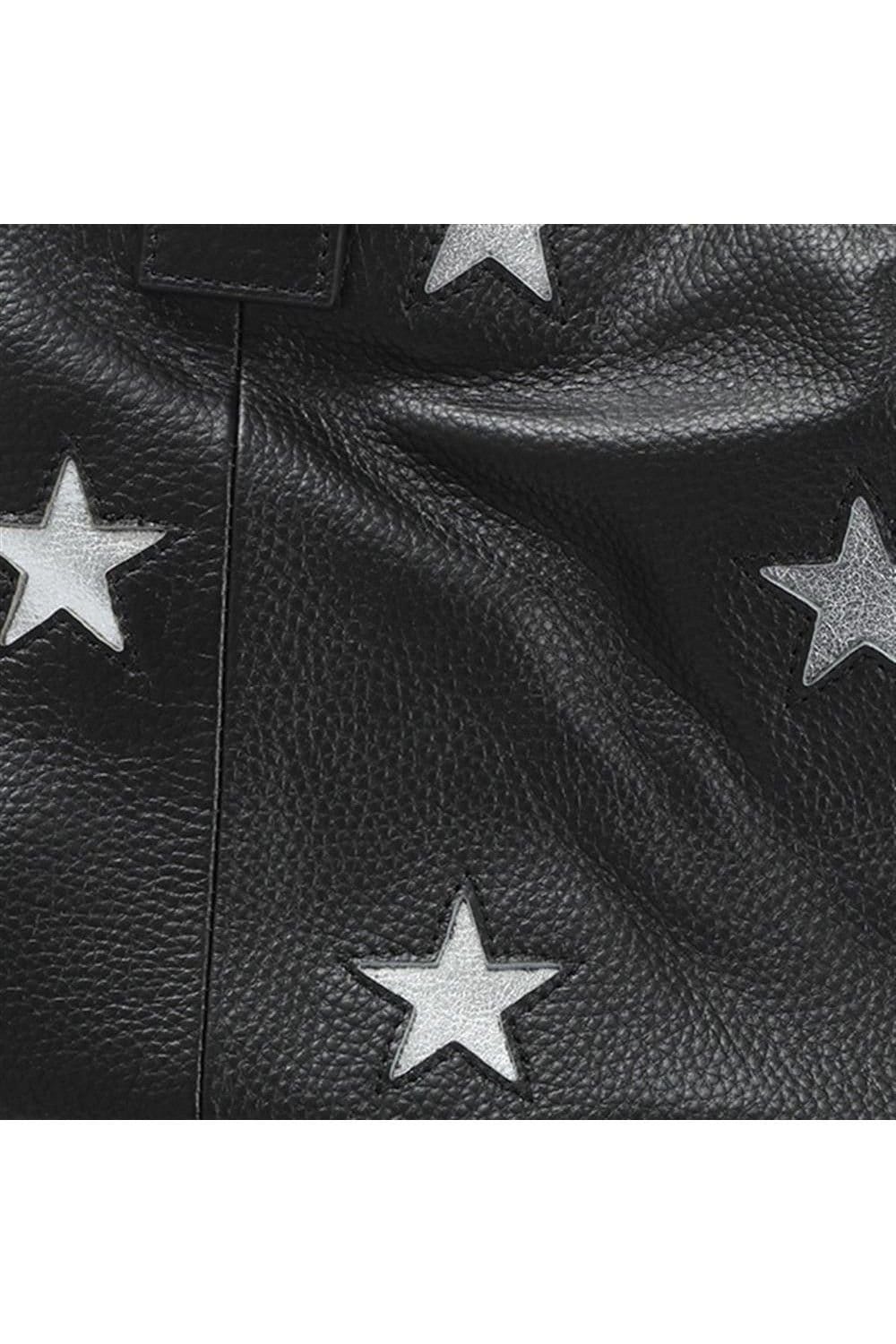 Jones Bootmaker Jones Bootmaker Women's Dayna Star Leather Bag in Black - 4