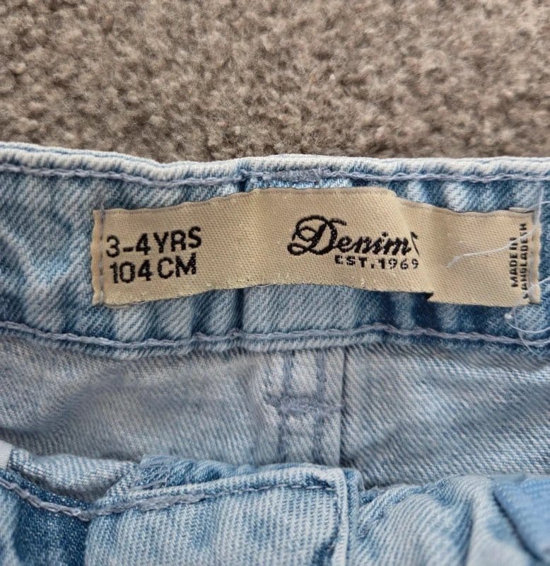 Denim Co Girls 3-4 years denim&co summer lace denim shorts - 1