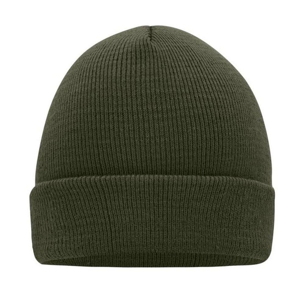 Myrtle Beach Myrtle Beach Men's Knitted Beanie in Olive