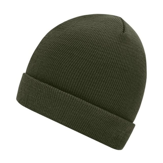 Myrtle Beach Myrtle Beach Men's Knitted Beanie in Olive - 2