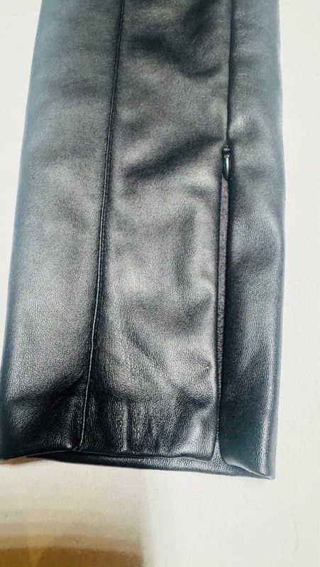 Zara Zara black faux leather leggings – mid rise – BNWT – size S
