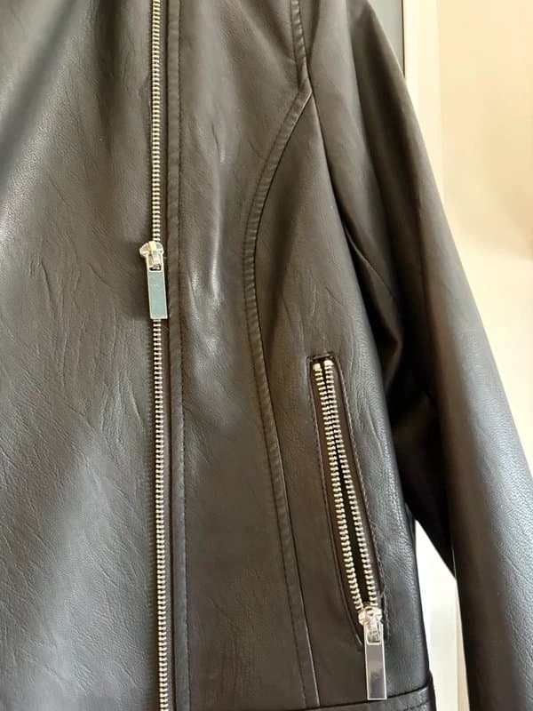 New Look Black leather jacket