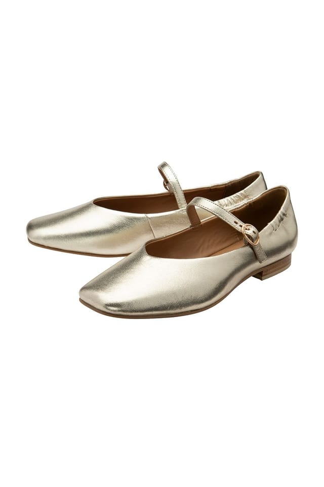 Ravel Ravel Women's 'Lanton' Leather Mule Sandals in Gold - 2