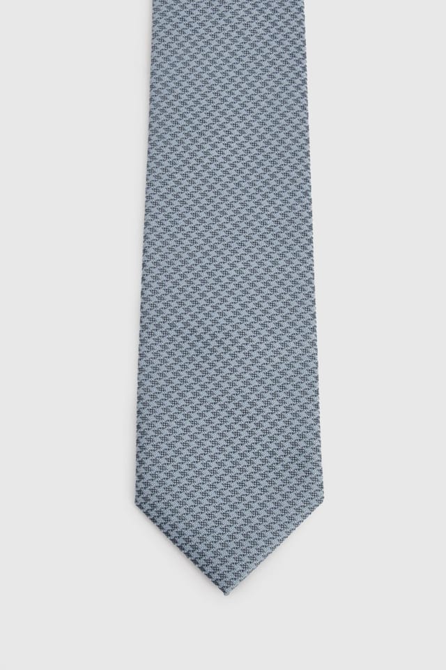 Burton Burton Men's Blue Houndstooth Tie - 3