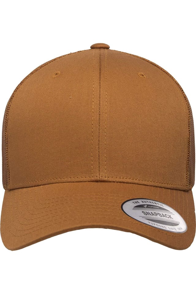 Classic Classic Men's Retro Trucker Cap in Light Brown - 3