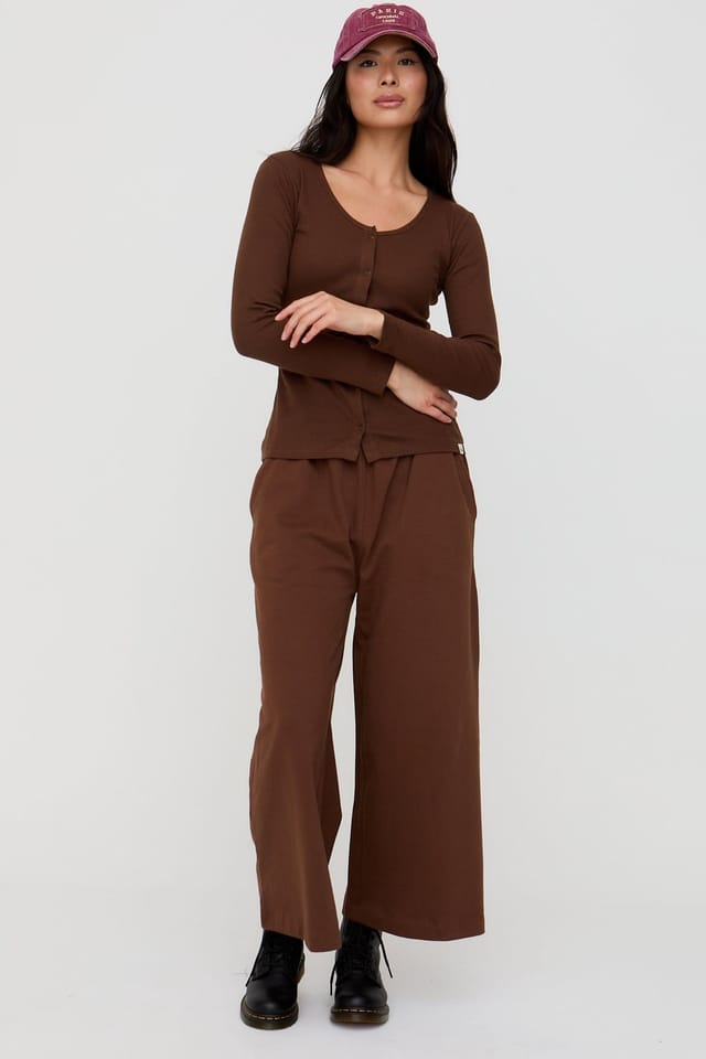 Turtledove London Turtledove London Women's Noor Brown Trouser - 3