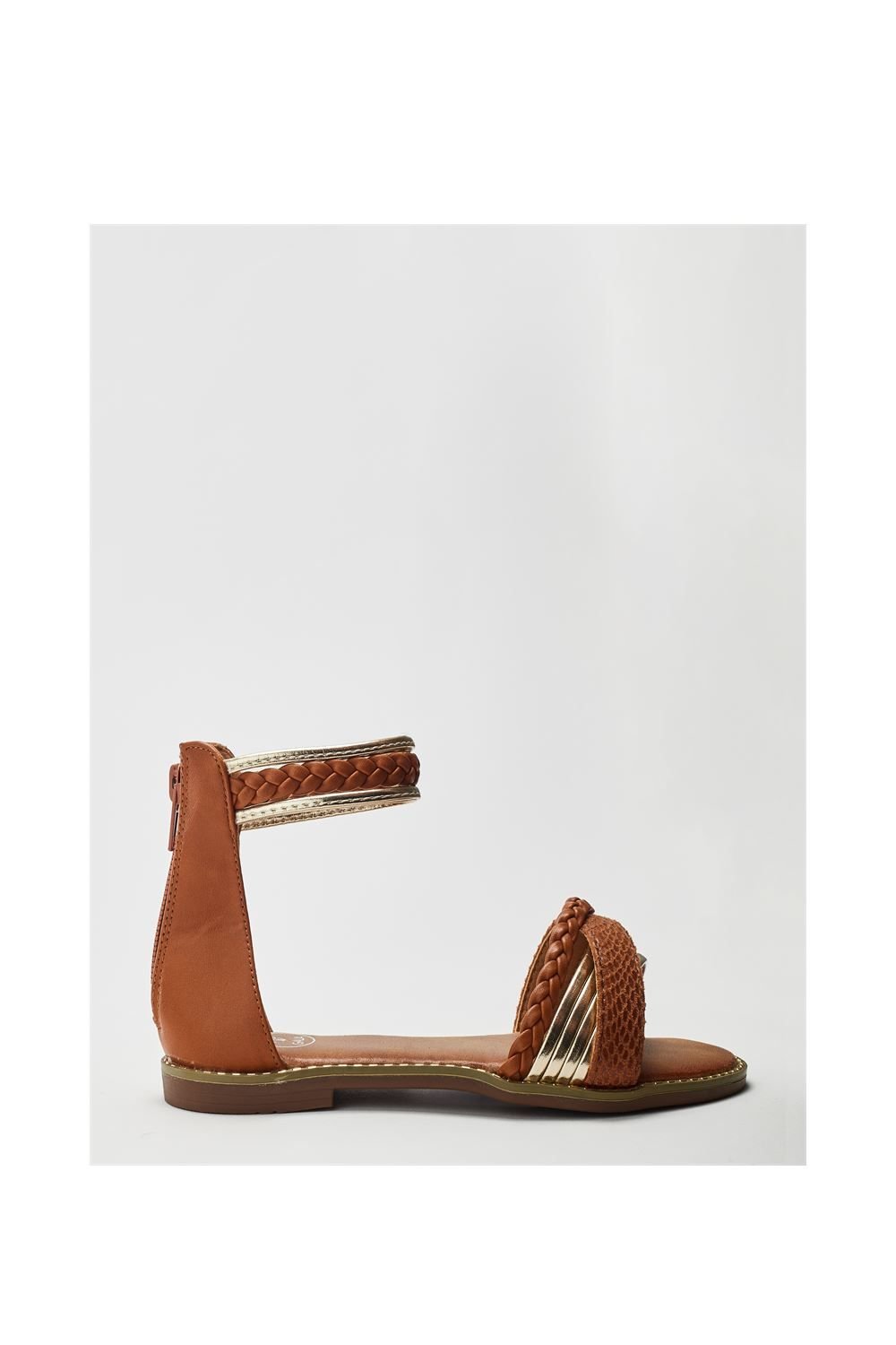 b.soleful b.soleful Women's 'Shani' Porvair Sandals in Tan - 2