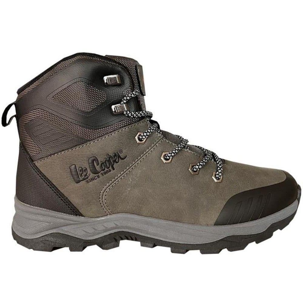 Lee Cooper Lee Cooper Men's Reflective Detail Ankle Boots in Grey