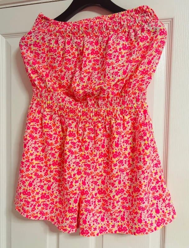 Primark Primark cute ditsy playsuit holiday festival party 10-12 same day post