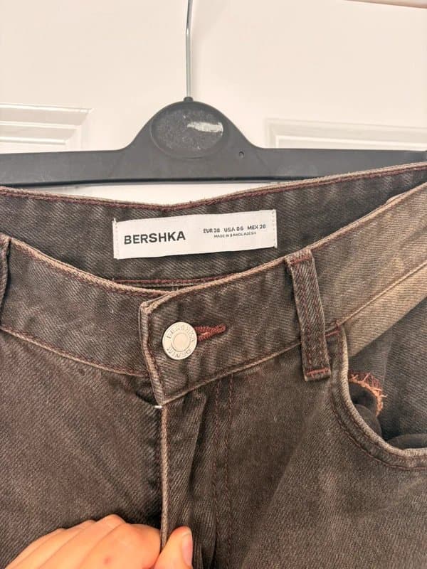 Bershka High waist loose fit jeans