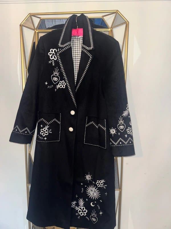 Never Fully Dressed Never Fully Dressed Embroidered Geneva Blazer/Coat Size L 14-16 NEW