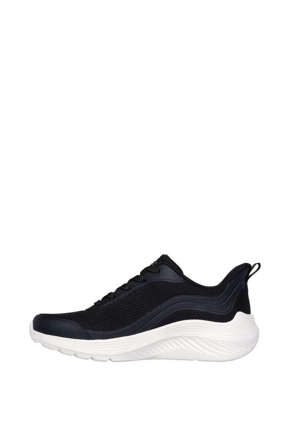Skechers Skechers Women's Bobs Squad Waves Still Wading Trainers in Black - 4