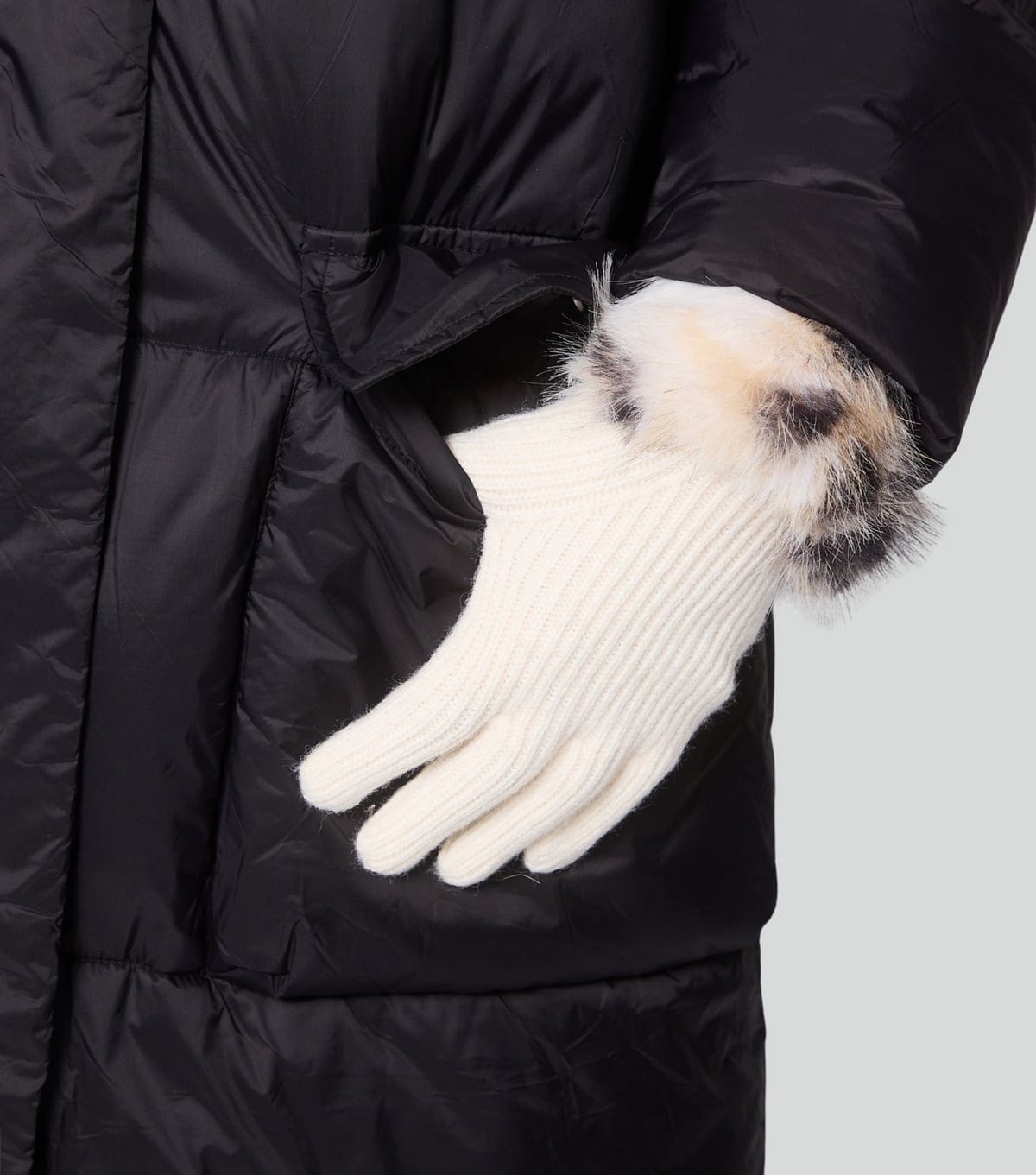 South Beach Brown Animal Print Faux Fur Hat and Gloves South Beach New Look - 4