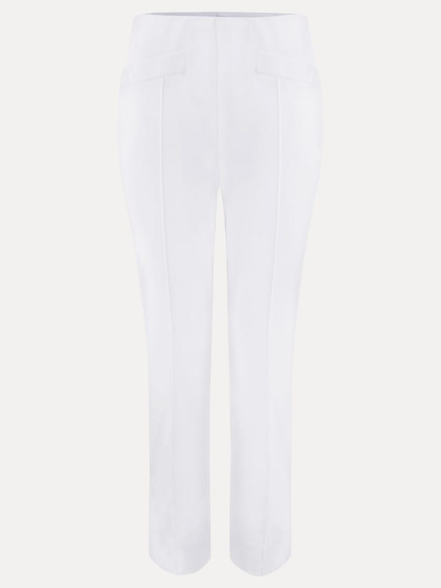 Phase Eight Phase Eight Women's Miah Cropped Stretch Slim Trouser in White - 2