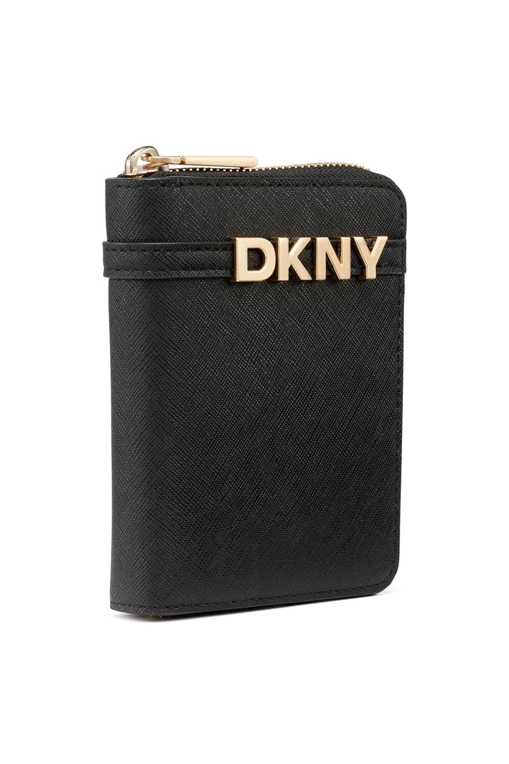 DKNY DKNY Women's Avril Small Zip Around Wallet Black