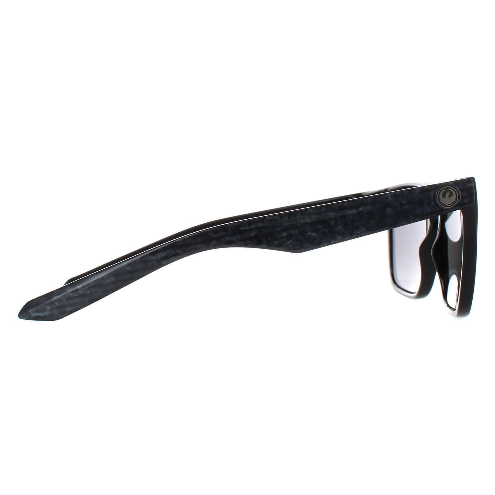 Dragon Dragon Men's Square Coal Smoke Polarized Baile in Grey - 4