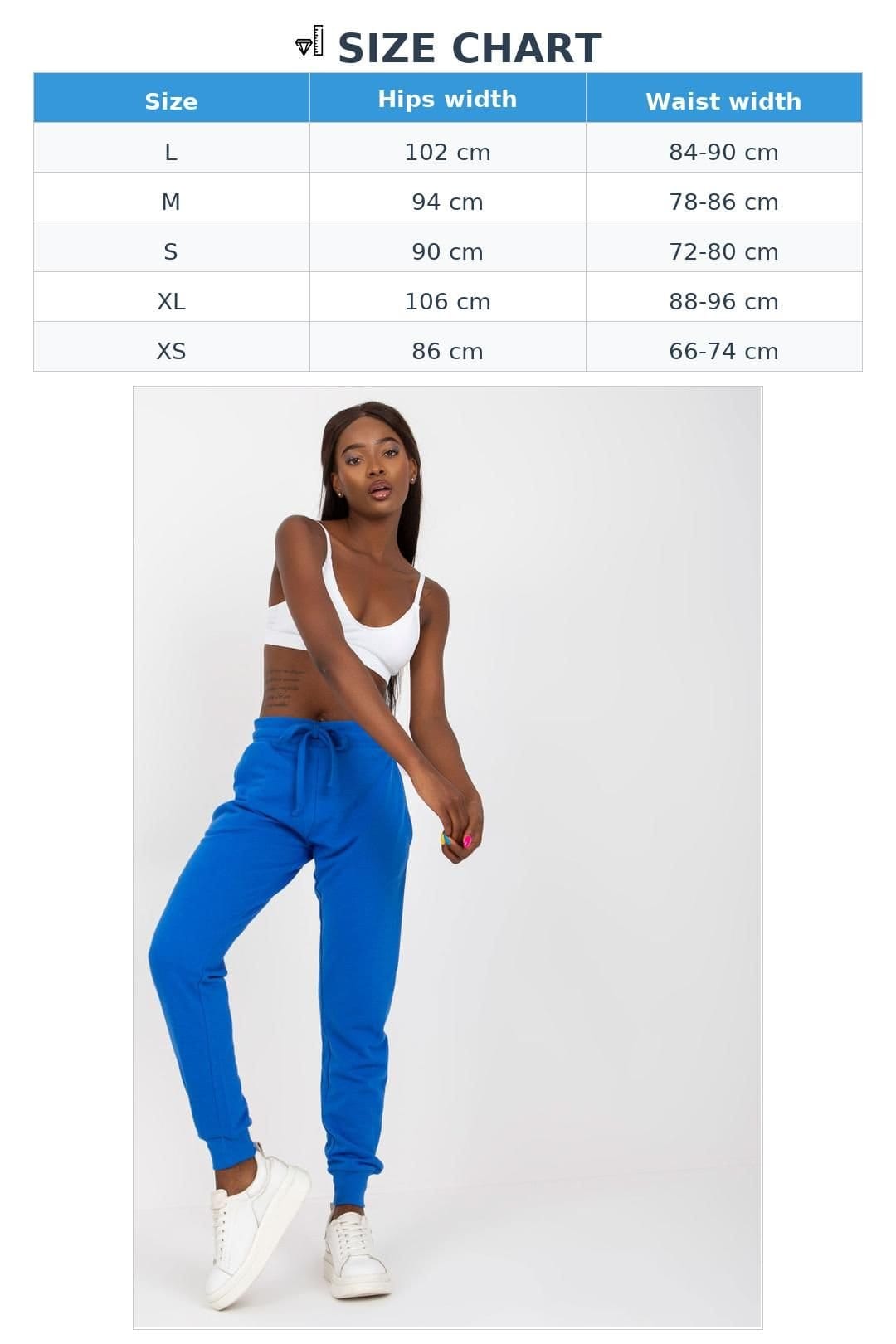 Love Lace Love Lace Women's High Waisted Sweatpants with Tie Waist Pockets in Blue - 4
