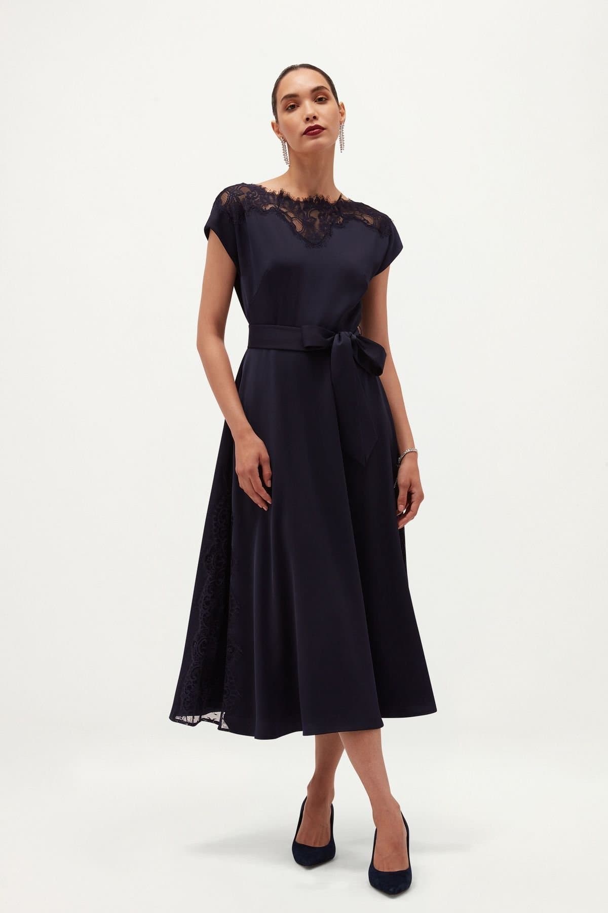 Hobbs London Hobbs London Women's Amelie Dress in Dark Navy