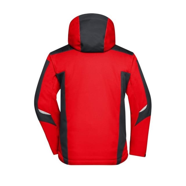 James and Nicholson James and Nicholson Men's Craftsmen Strong Soft Shell Jacket in Red - 2
