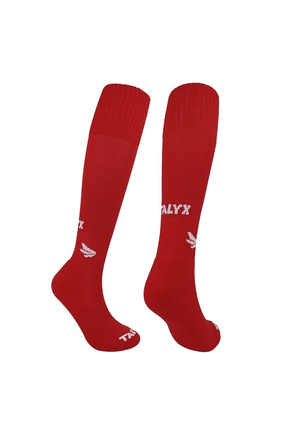 TALYX TALYX Men's 1 Pack Cushioned Moisture Wicking Football Socks in Red