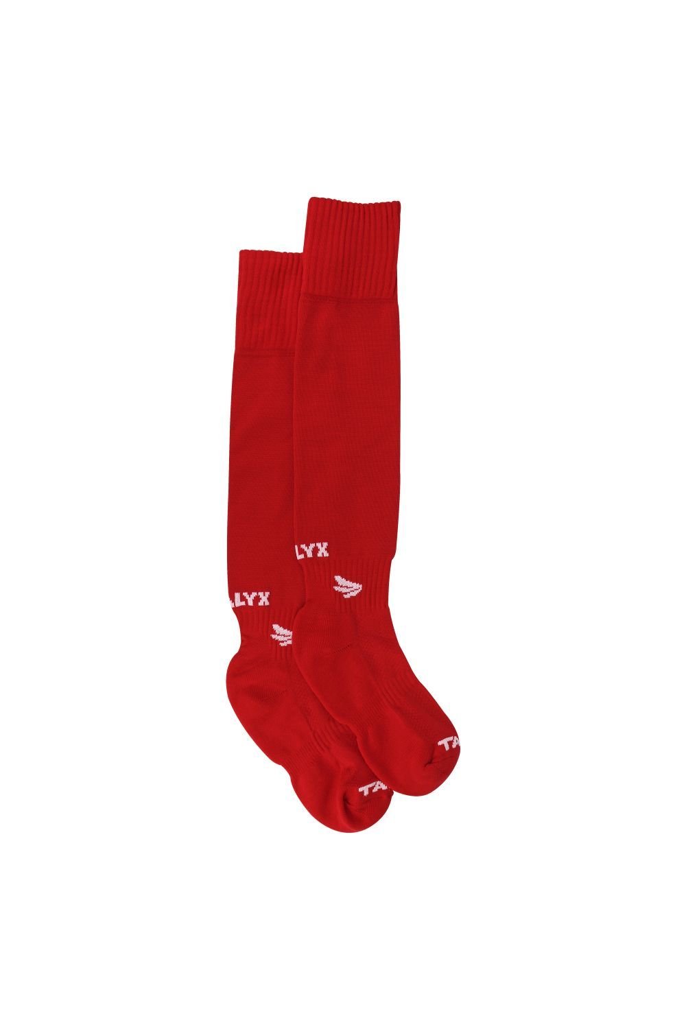 TALYX TALYX Men's 1 Pack Cushioned Moisture Wicking Football Socks in Red - 2