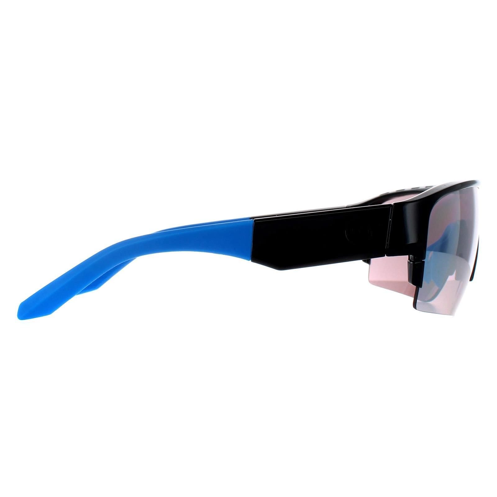Dragon Dragon Men's Semi Rimless Shiny Black Lumalens Silver Ionized & Spare Tracer X - 4