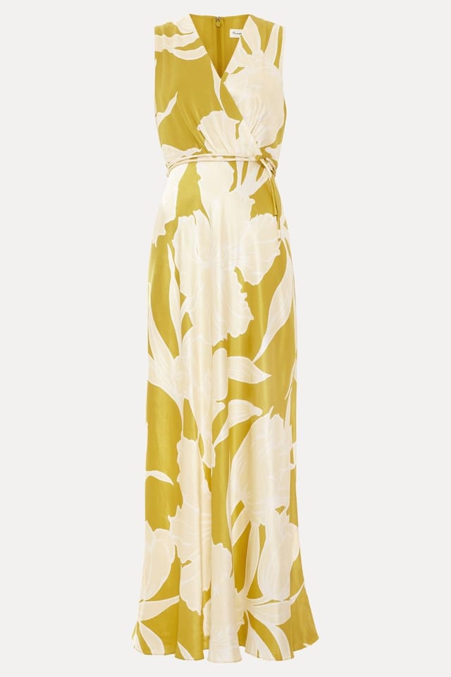Phase Eight Phase Eight Women's Petite Paula Maxi Dress in Mustard - 2