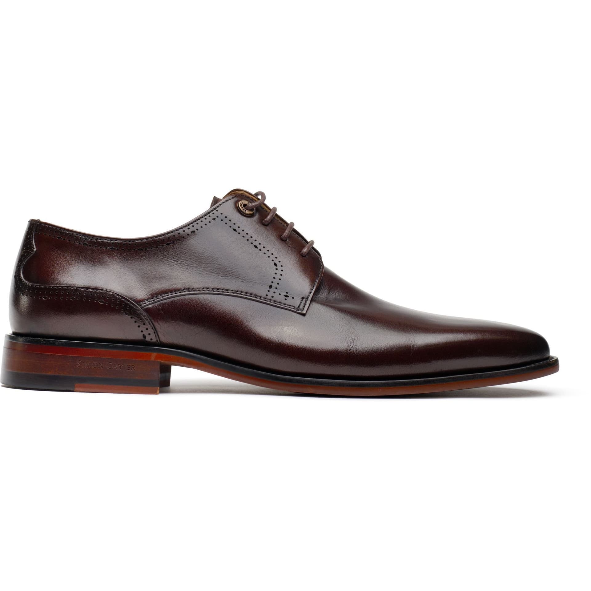 Simon Carter SIMON CARTER Men's Warren Derby Shoes in Brown