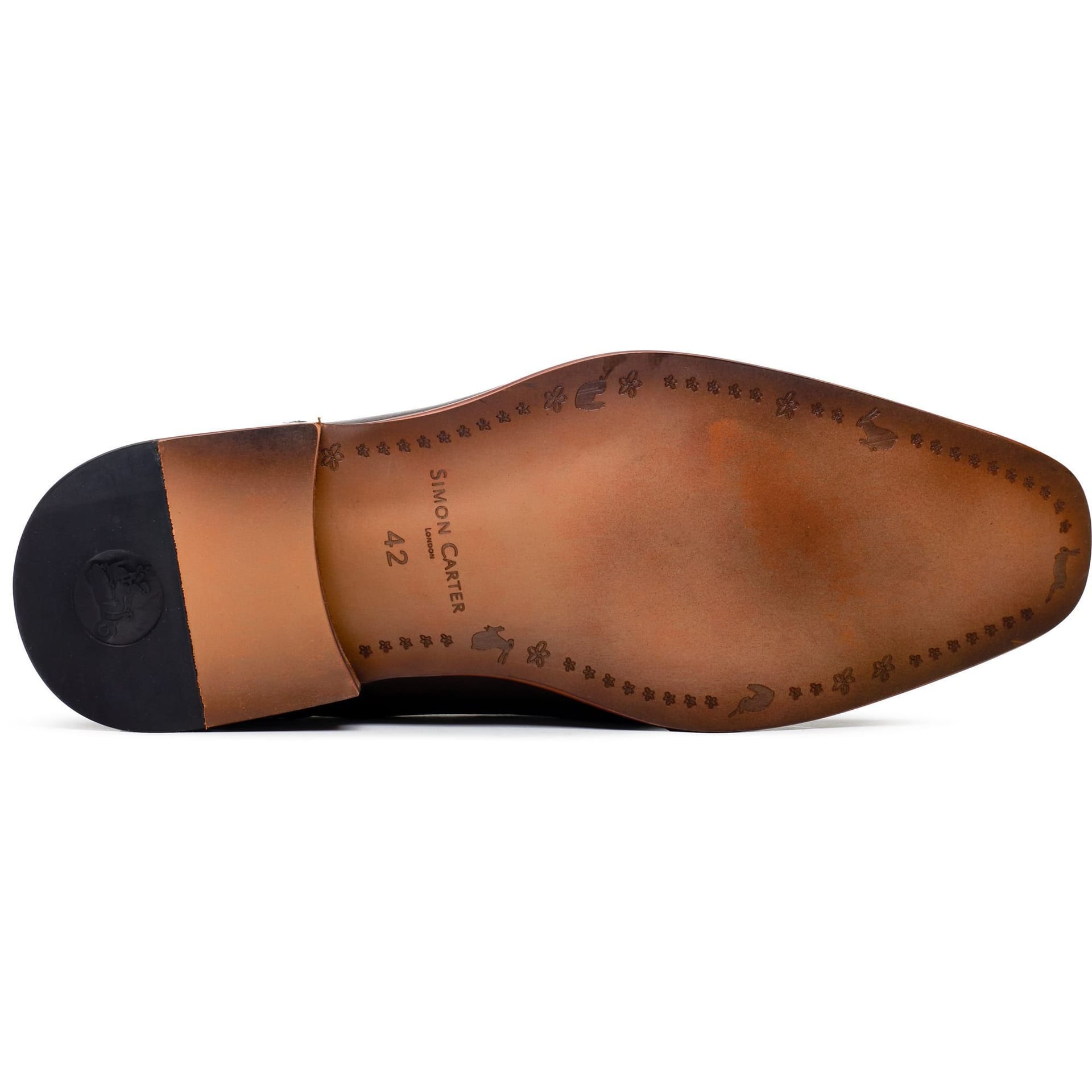 Simon Carter SIMON CARTER Men's Warren Derby Shoes in Brown - 4