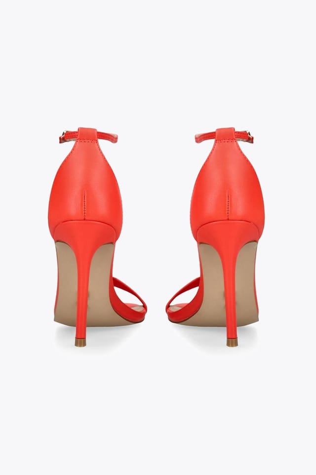 Steve Madden STEVE MADDEN Women's 'Tecy' Leather Heels in Orange - 3