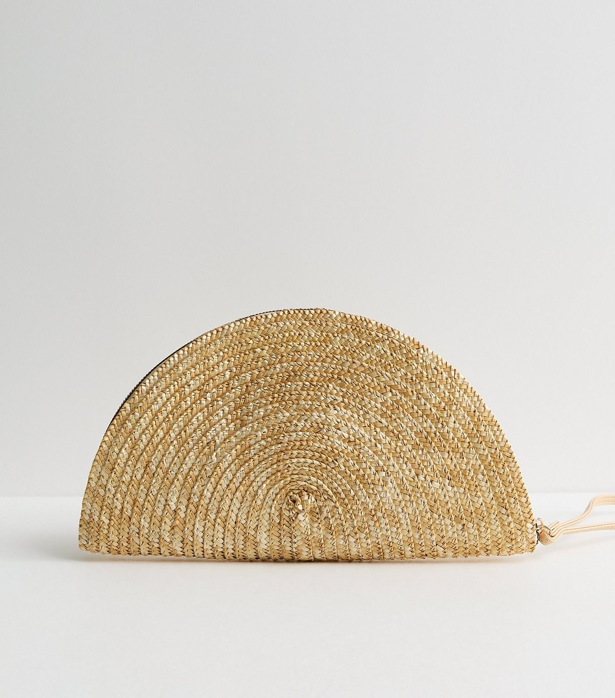 New Look Stone Straw Folded Starfish Clutch New Look - 4