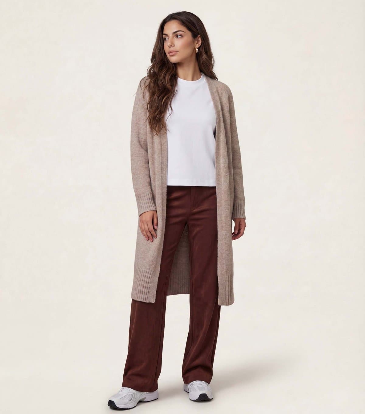 Urban Bliss Women's Light Brown Longline Cardigan Urban Bliss New Look