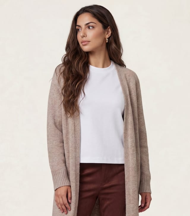 Urban Bliss Women's Light Brown Longline Cardigan Urban Bliss New Look - 3