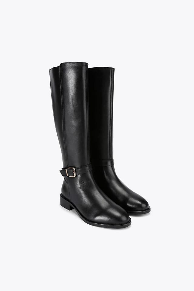 Carvela Carvela Women's 'Pienza Riding Boot Wf' Leather Boots in Black - 2