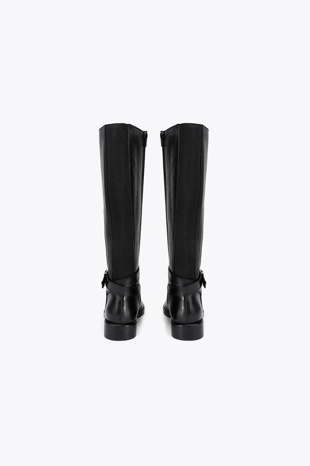 Carvela Carvela Women's 'Pienza Riding Boot Wf' Leather Boots in Black - 3