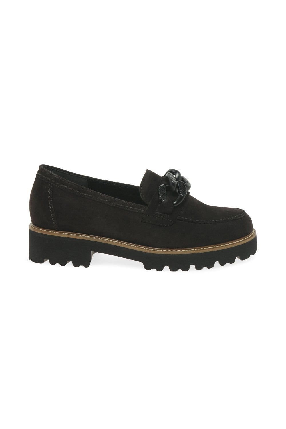 Gabor Gabor Women's 'Squeeze' Chunky Slip On Shoes in Chocolate - 1