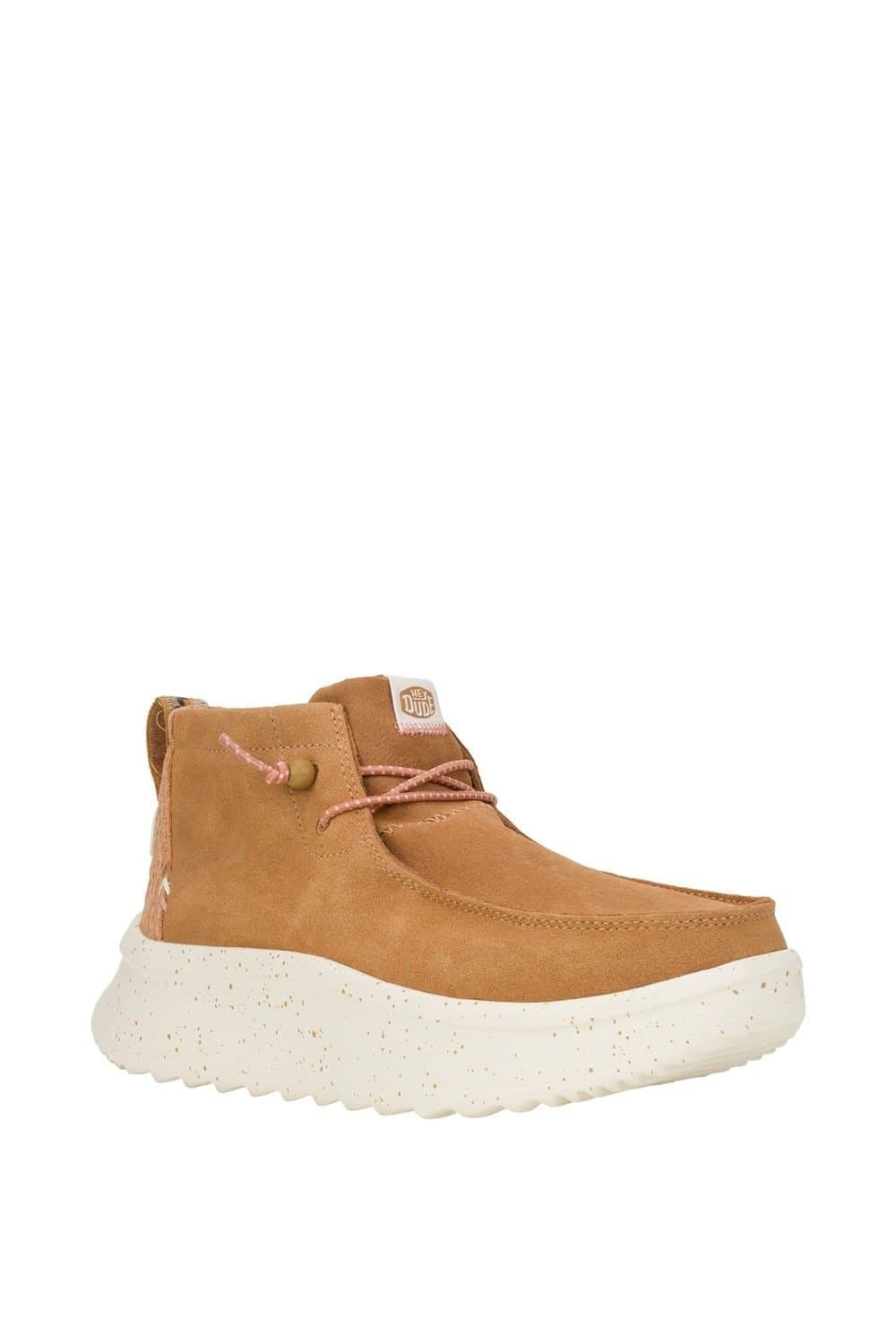 Hey Dude Hey Dude Women's Wendy Peak Hi Suede Ankle Boots in Brown