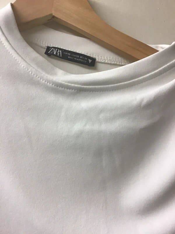 Zara zara white ruched side mini dress size Xs