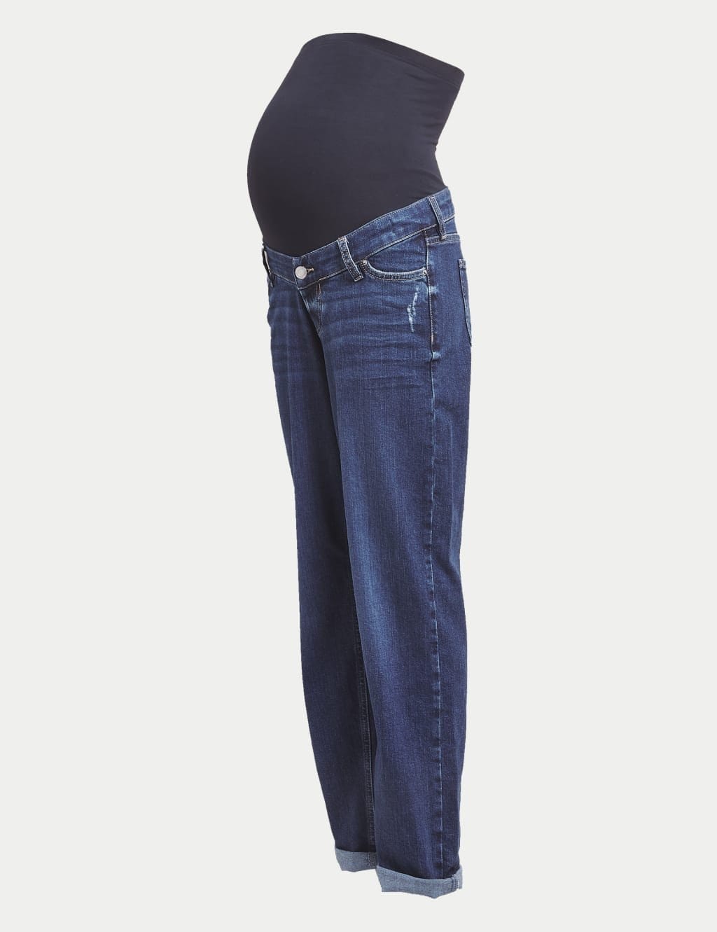 M&S Maternity Dark Indigo Boyfriend Jeans