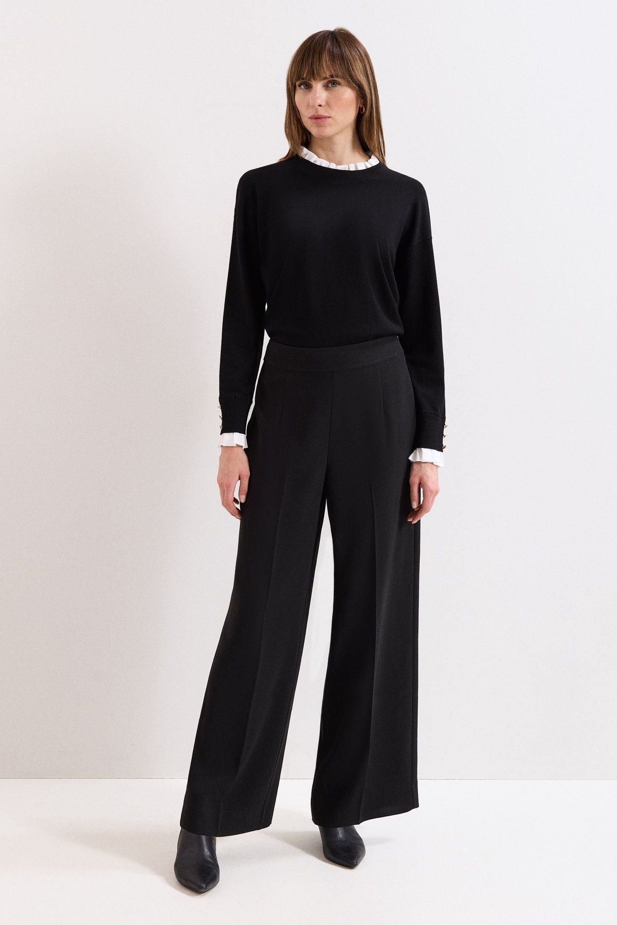 Phase Eight Phase Eight Women's Vari Wide Leg Trouser in Black - 3