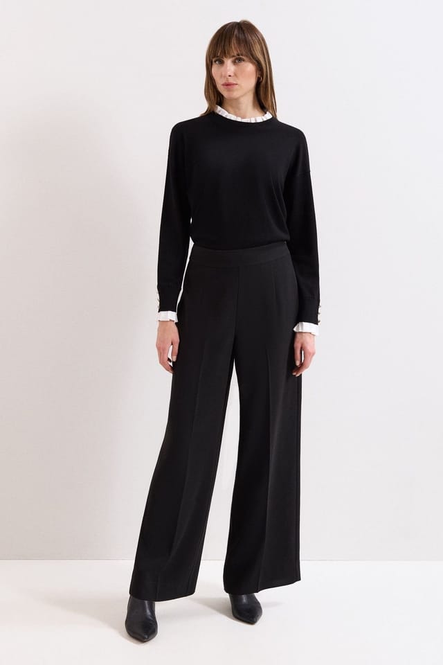 Phase Eight Phase Eight Women's Vari Wide Leg Trouser in Black - 3