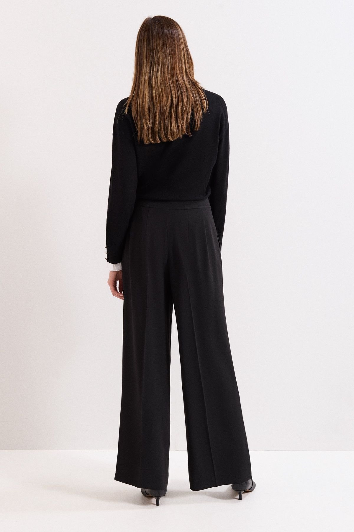 Phase Eight Phase Eight Women's Vari Wide Leg Trouser in Black - 4