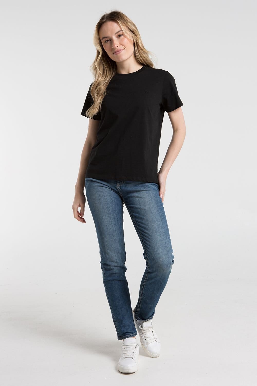French Connection French Connection Women's 3 Pack Cotton Crew Neck Logo Short Sleeve T-Shirts in Black - 4