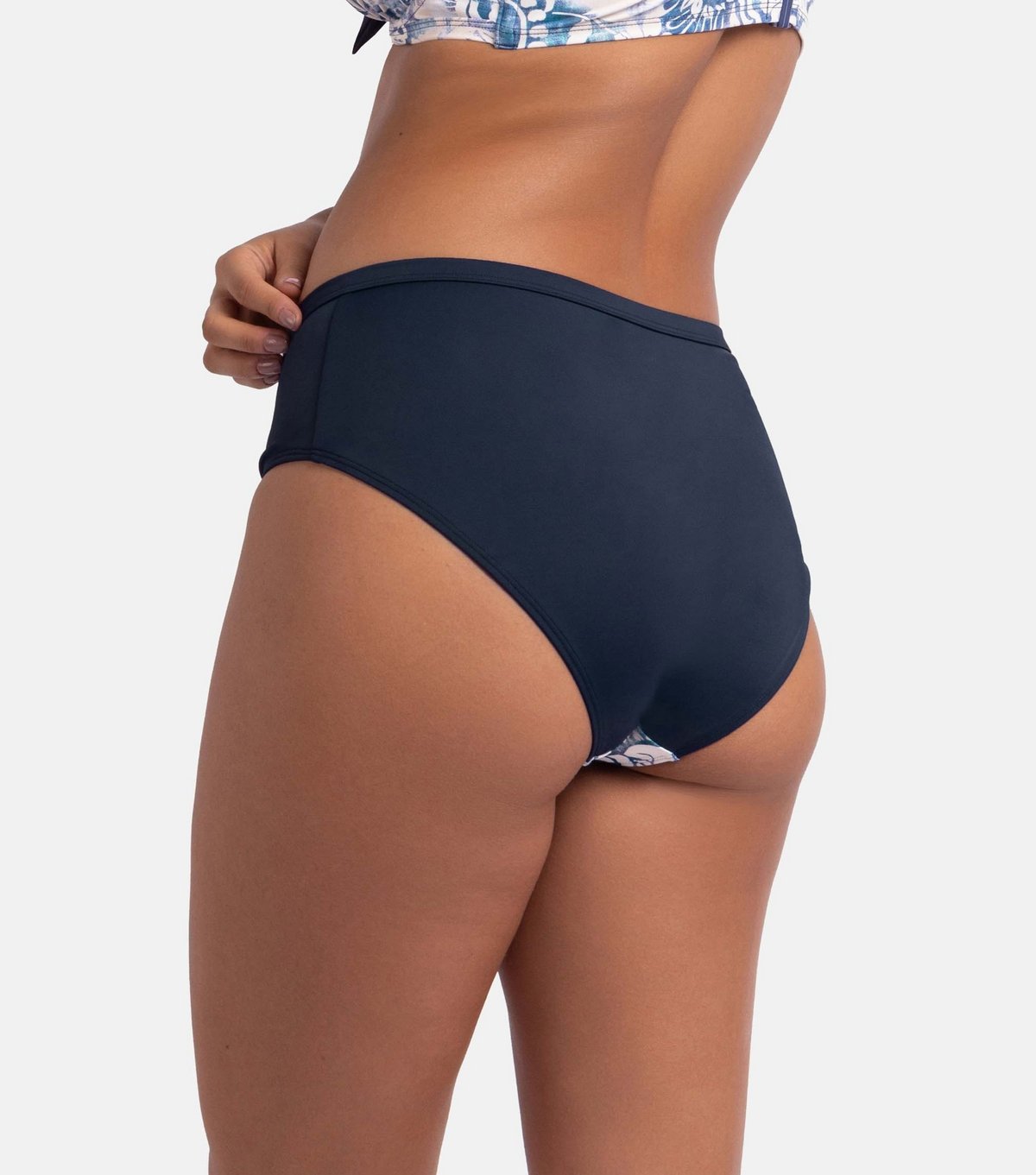 Dorina Women's Ink Floral Print Hipster Bikini Bottoms Dorina New Look - 3