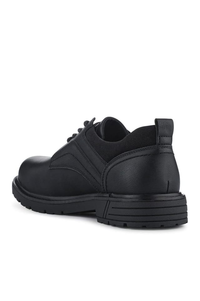 Pavers Pavers Men's Casual Lace-Up Shoes in Black - 3